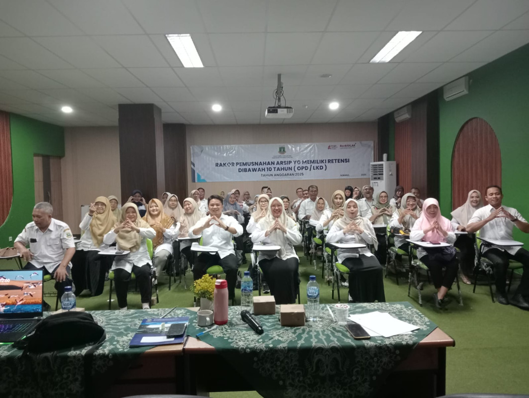 Rakor Pemusnahan Arsip yang Memiliki Retensi Dibawah 10 Tahun