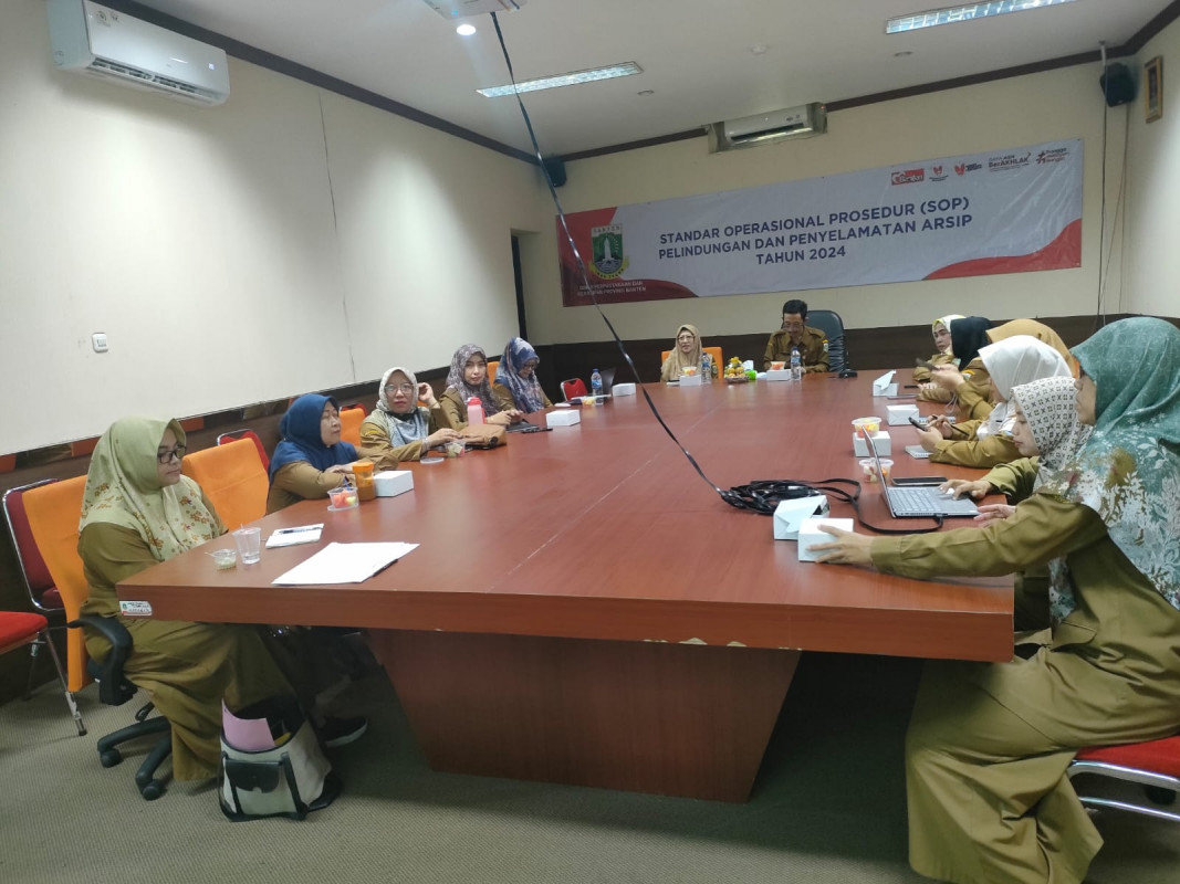 DPK Banten Bahas pentingnya SOP Perlindungan dan Penyelamatan Arsip