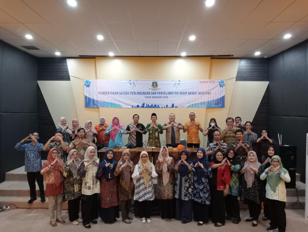 Kesiapsiagaan, Bentuk Satgas Perlindungan dan Penyelamatan Arsip Akibat Bencana