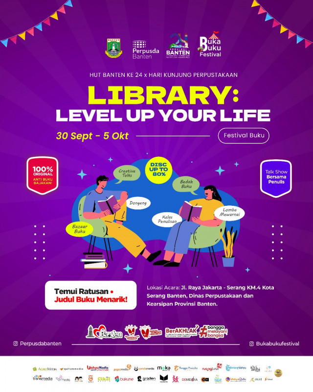 PERINGATAN HARI KUNJUNG PERPUSTAKAAN DALAM RANGKA HUT BANTEN KE-24