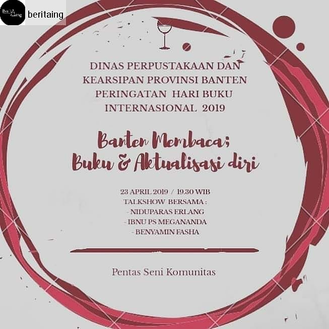 Banten Membaca Buku dan Aktualisasi Diri (Peringatan Hari Buku Internasional 2019)